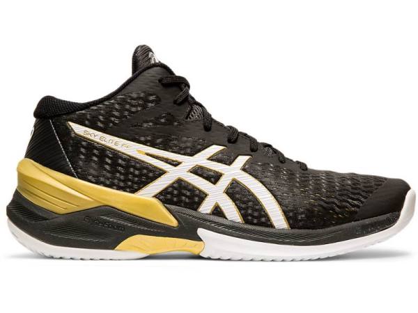 Asics Volleybalschoenen Heren, SKY ELITE Zwart/Wit - Asics Belgie Outlet | B1209536-KJ